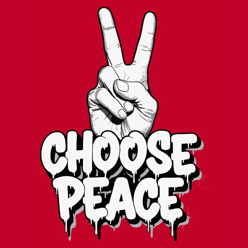 Wählen Sie Peace Graffiti