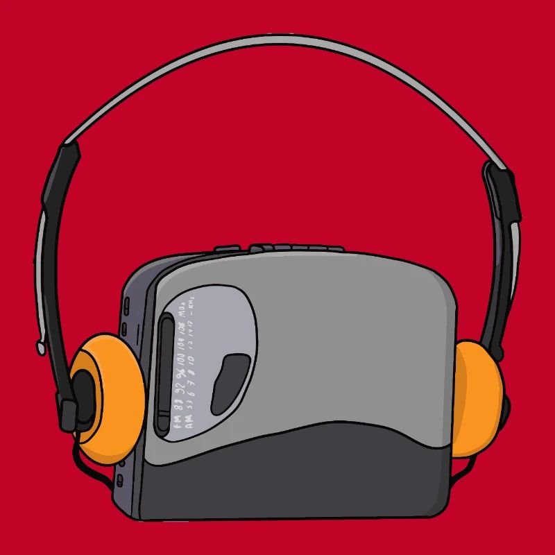 Cooler tragbarer Kassetten-Audio-Player