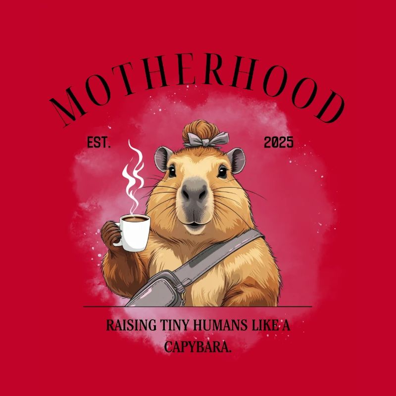 Maternité 2025 Élever un petit humain comme un capybara