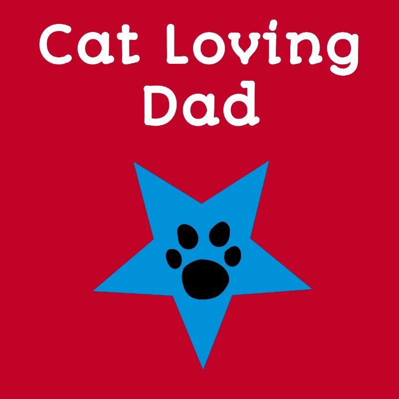 Cat loving Dad