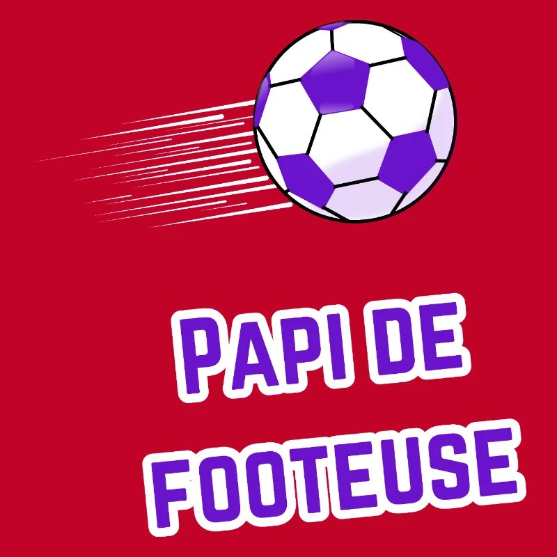 Tee-Shirt Papi Supporter footeuse