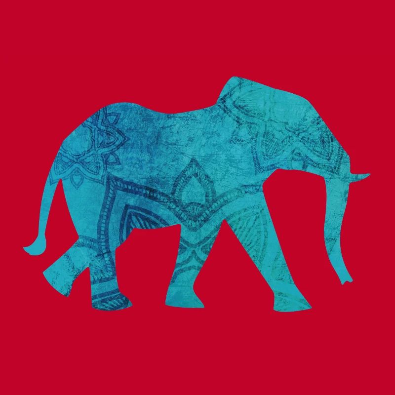 Elephant Yoga Mandala Ornament Pattern Yogi India