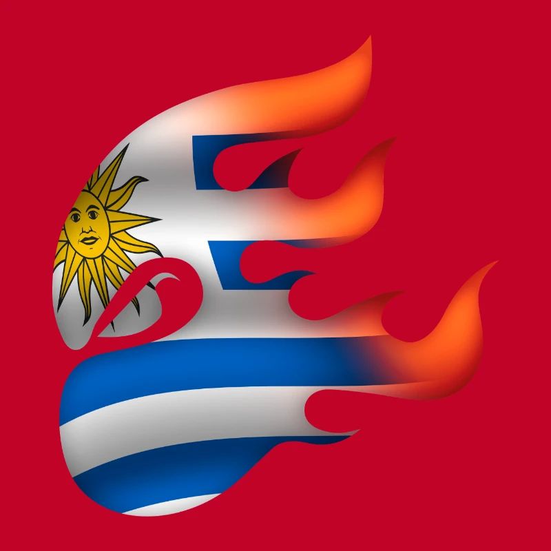 Flagge von Uruguay - Uruguay - Ninja