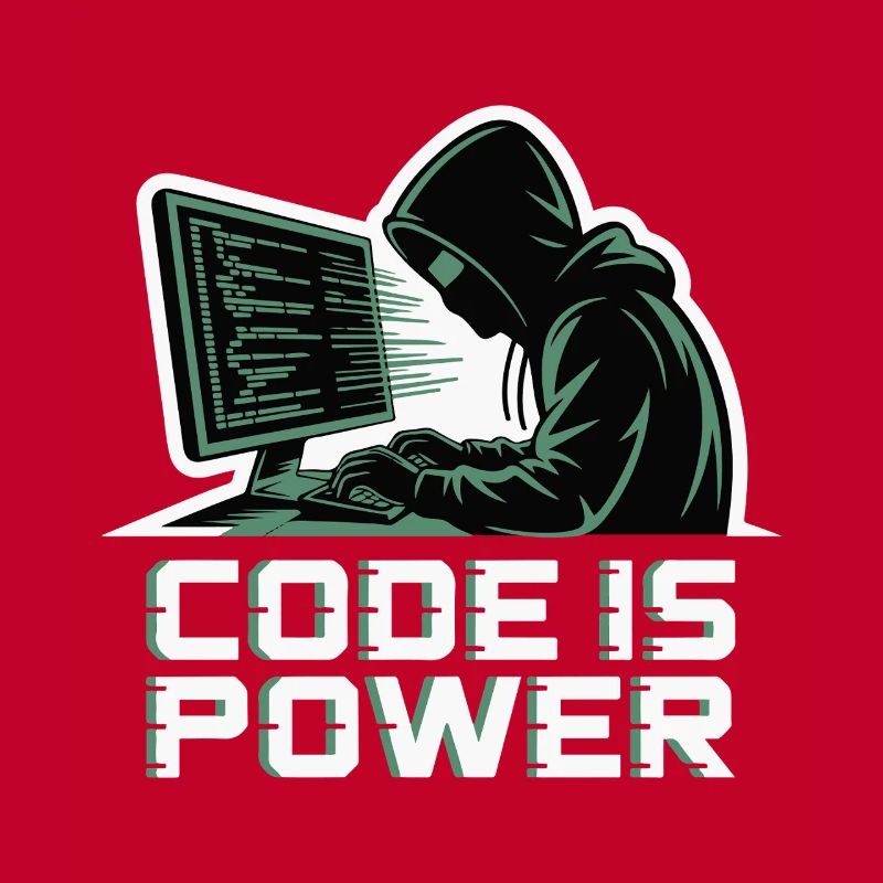 Cyber Hacker Code Infinity Design