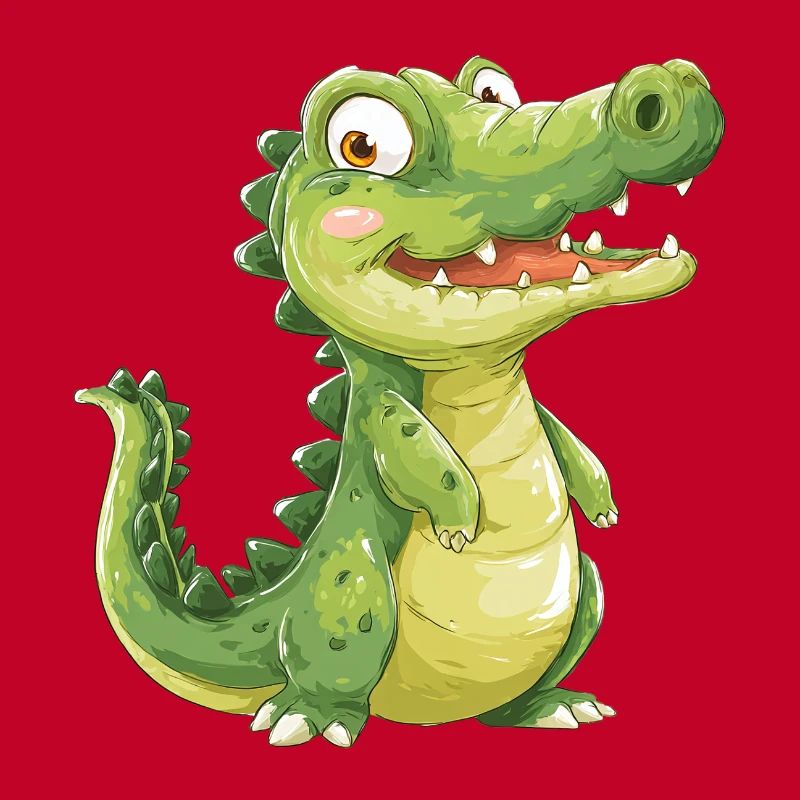 Mignon bébé crocodile