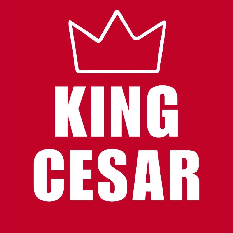 King Cesar Crown Shirt – Name beginnt mit C