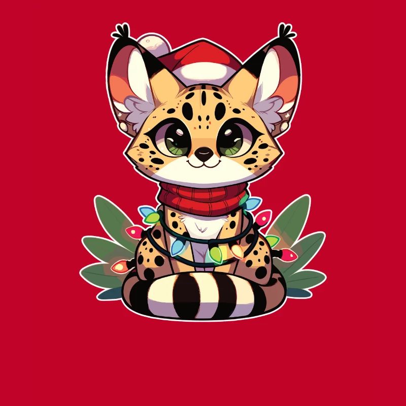 Fées de Noël Chat de Serval