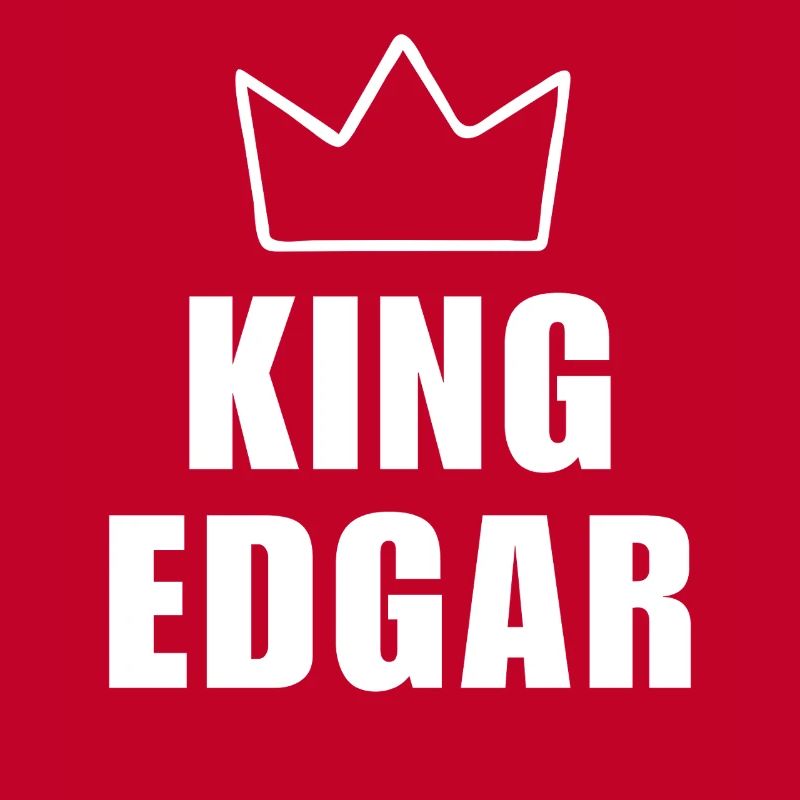 Edgar Name mit Buchstabe E - King Crown Shirt