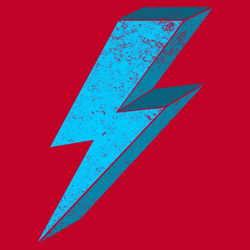 Elektrischer Blitz Design 3D
