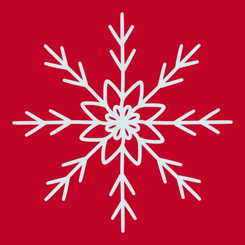 Elegant Snowflake Pattern Design