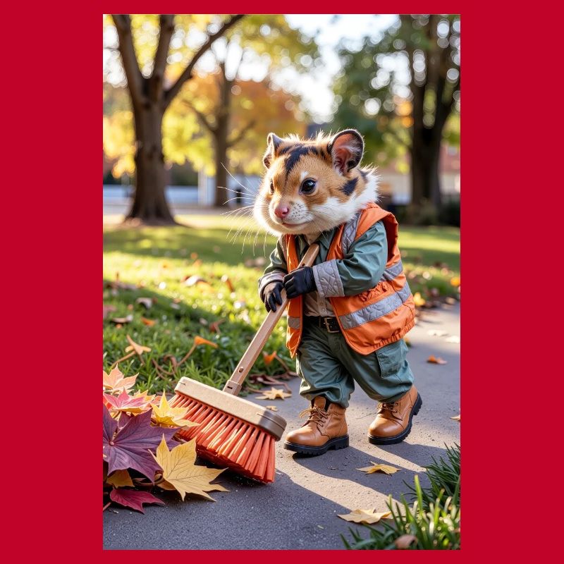 Humanoid Sweeper Hamster