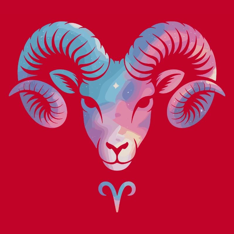 Widder Sternzeichen Symbol Aries Horoskop Widder