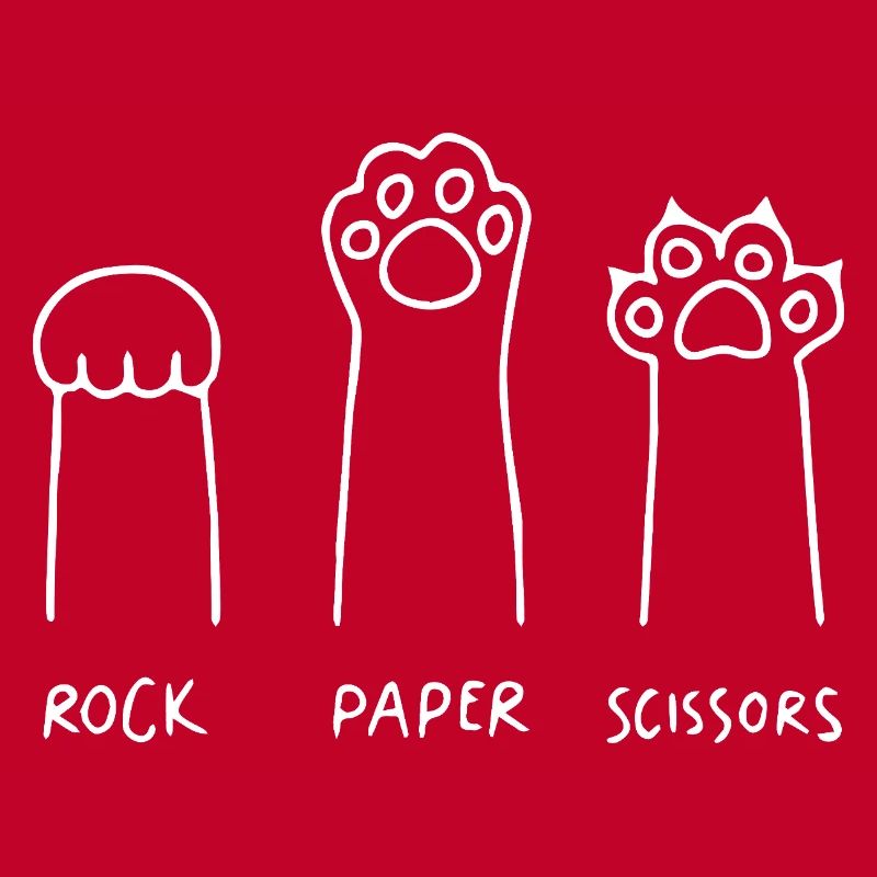 chat pierre papier ciseaux drôle