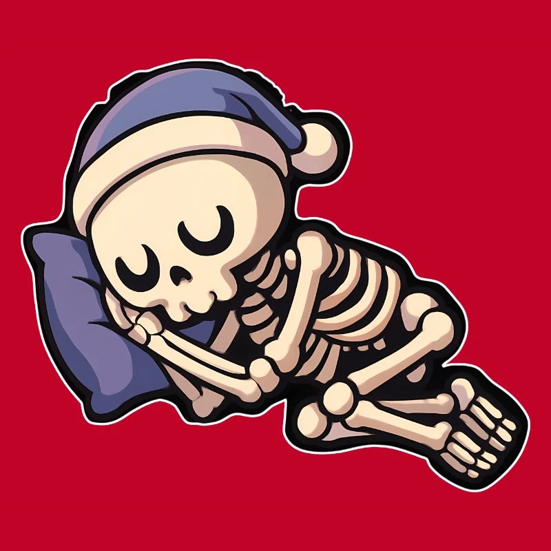 Cute bone sleeper with sleepy cap