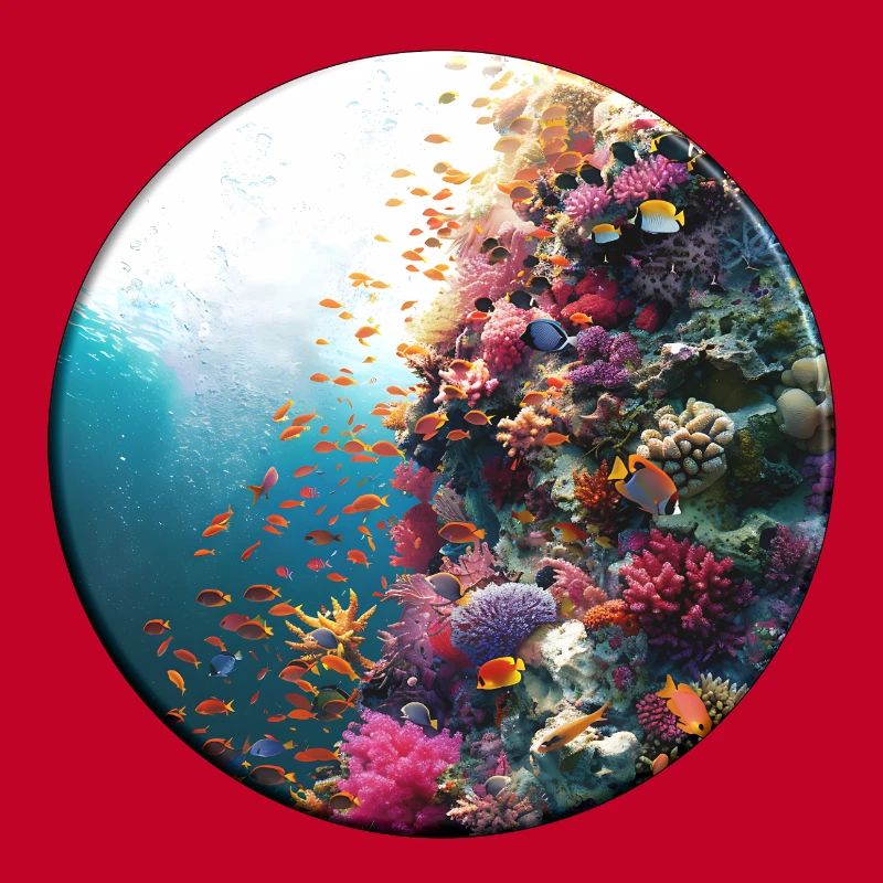 Versatile coral reef underwater design