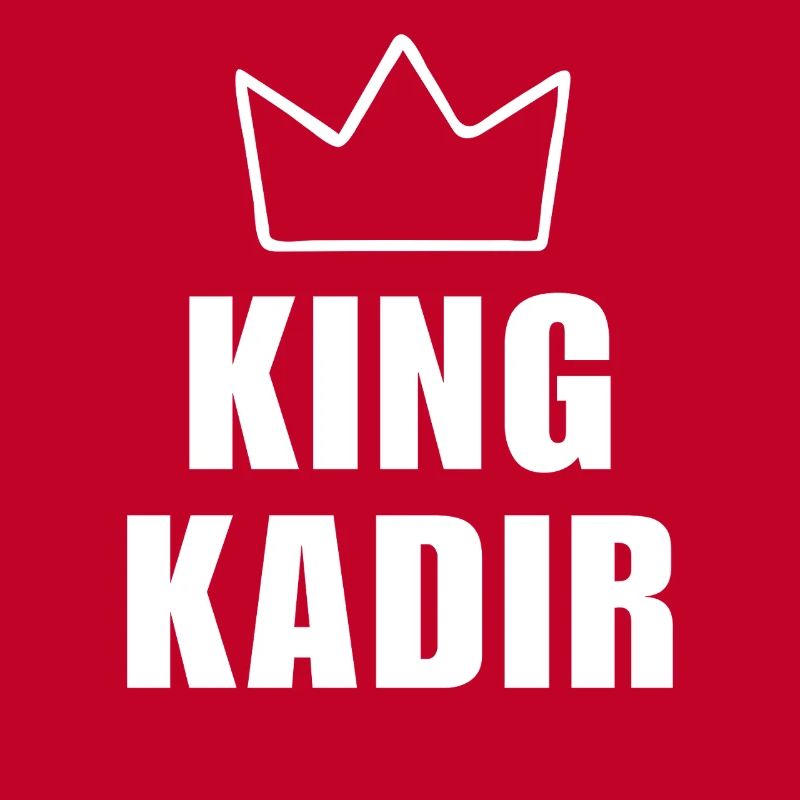 Kadir Name mit Buchstabe K - King Crown Hemd