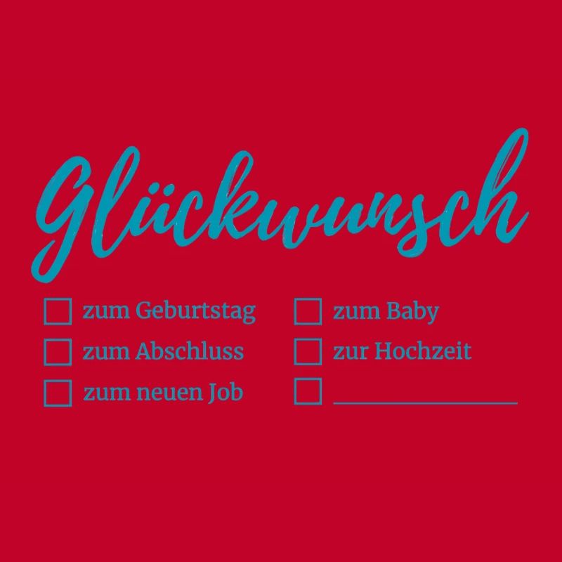 Congratulations lettering checkboxes