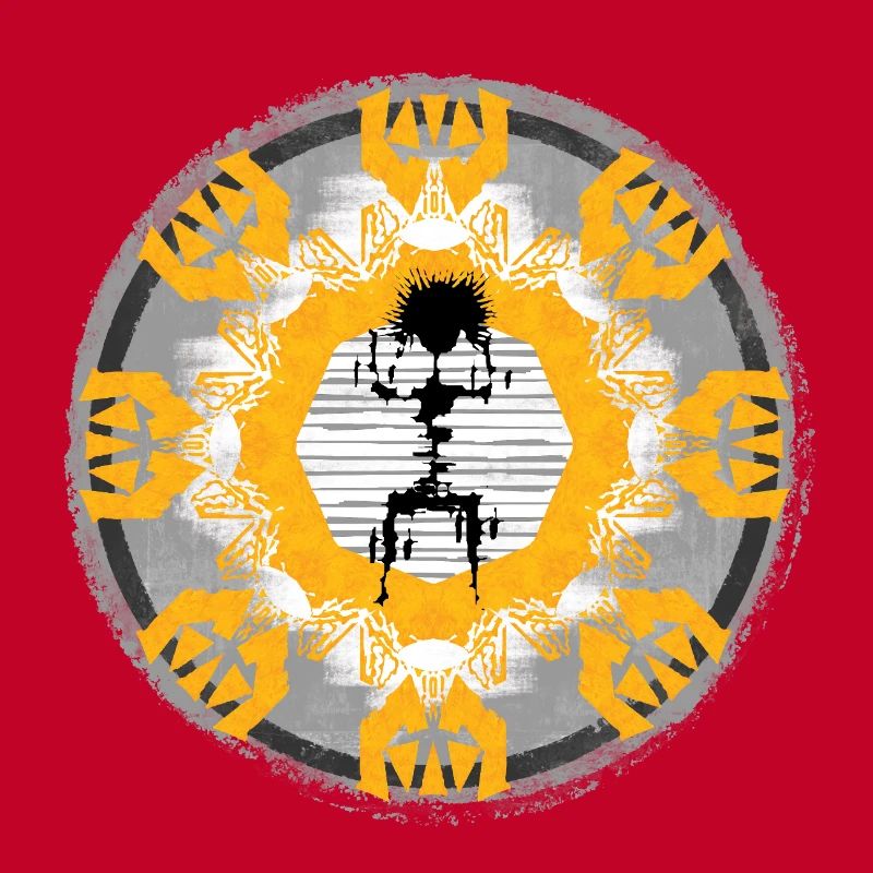 Cercle de soleil Mandala Contraste