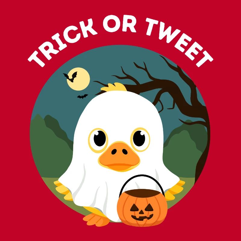 Lustiges Halloween – Süßes oder Tweet Entlein