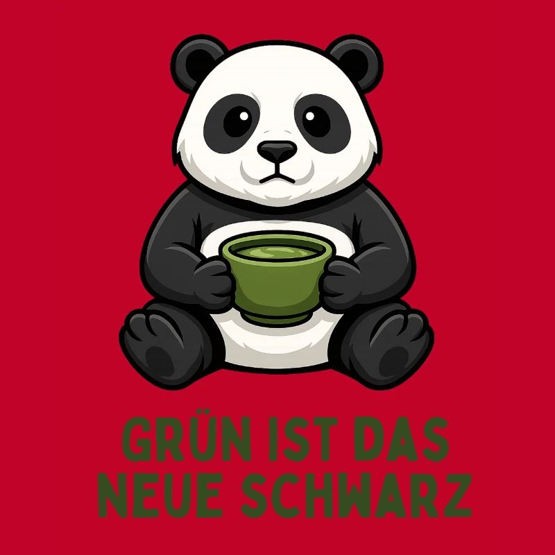 Panda Coffee Time Boisson au thé vert