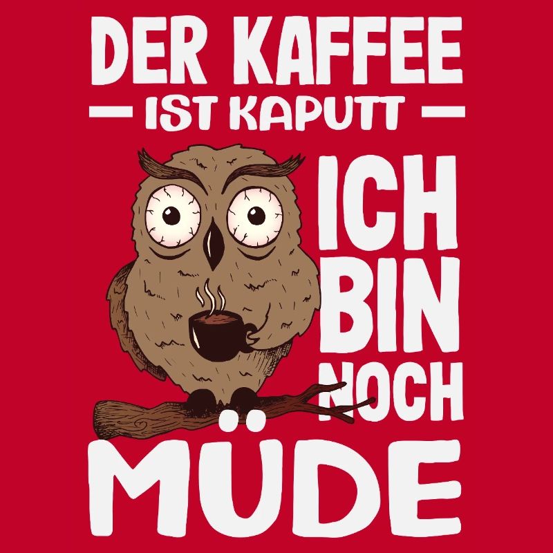 The coffee is broken – tired sleep