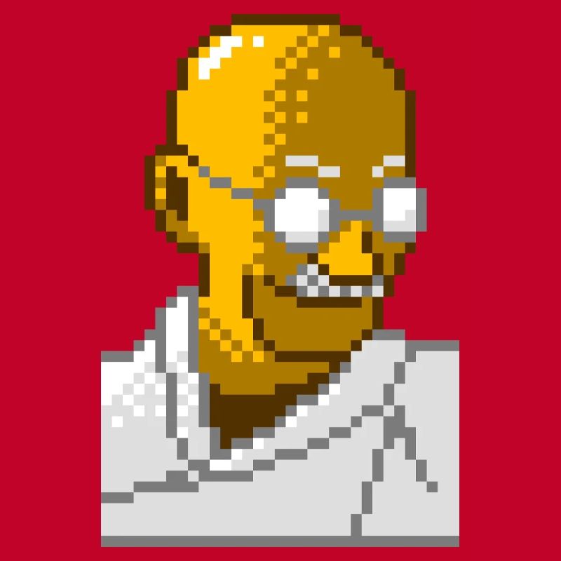 Gandhi pixel 8 bits
