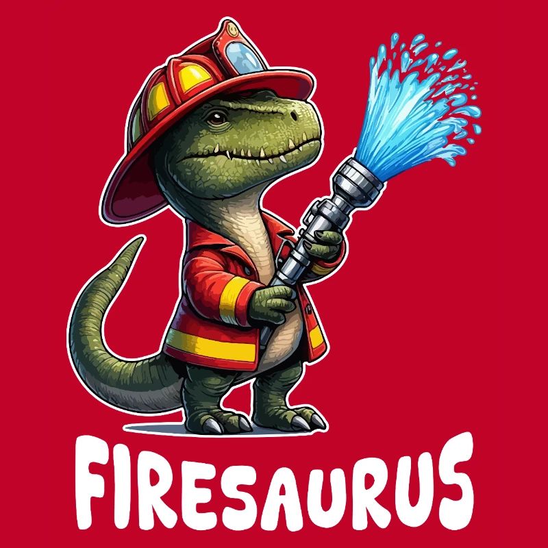 Firesaurus Pompier Mascotte