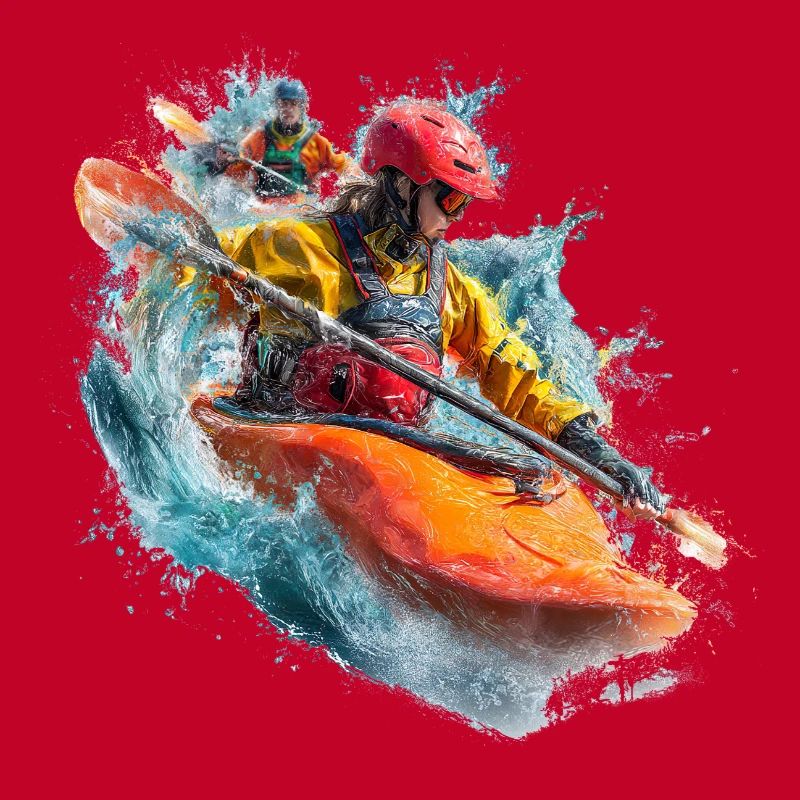 Kayak d’eau vive Action Splash