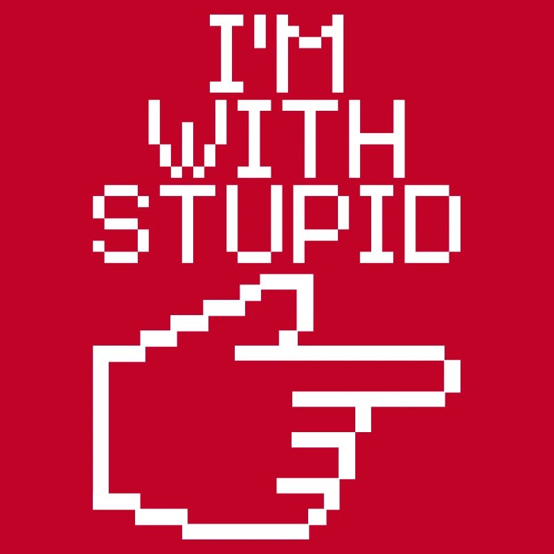 Je suis avec Stupid – Lustiger IT Spruch