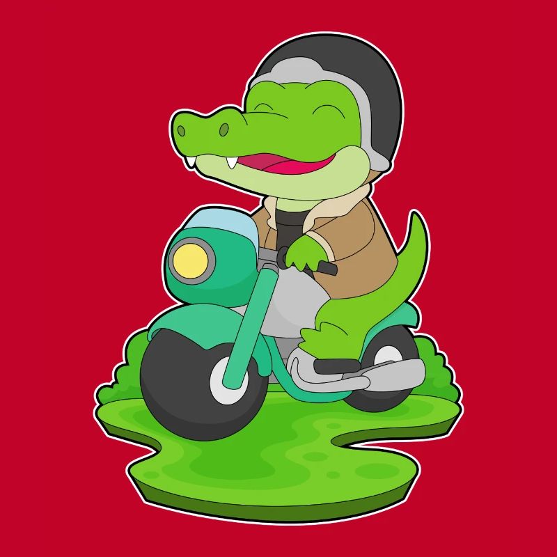 Krokodil Motorroller