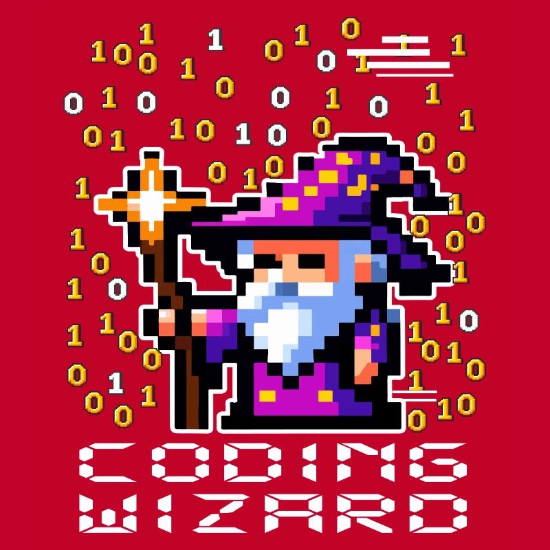 Zauberer-Pixel-Code