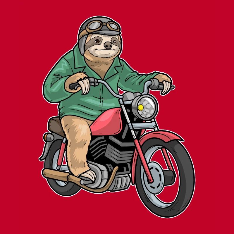 Faultier Motorrad