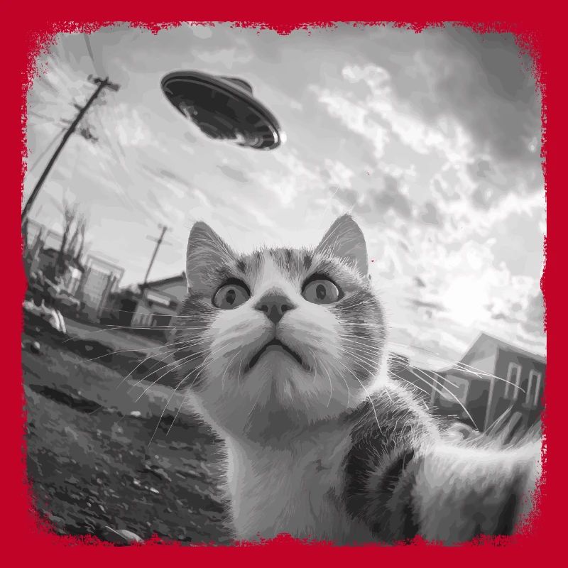 Katze und UFO