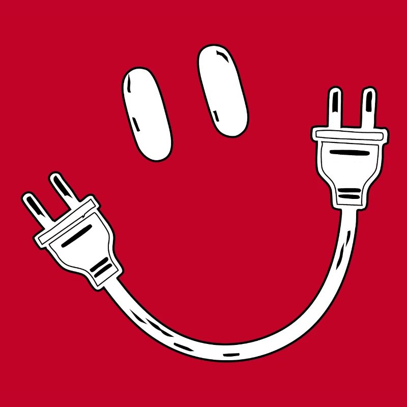 Strom Schuko Stecker Steckdose Elektrik Geschenk
