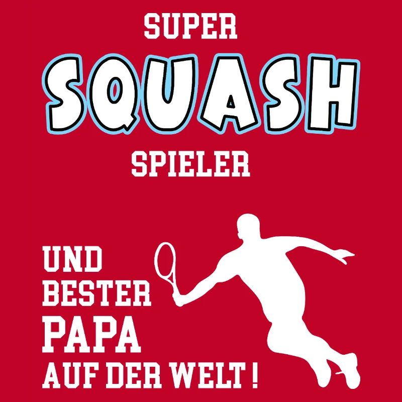 Squash Bester Papa Vater Vatertag Geburtstag