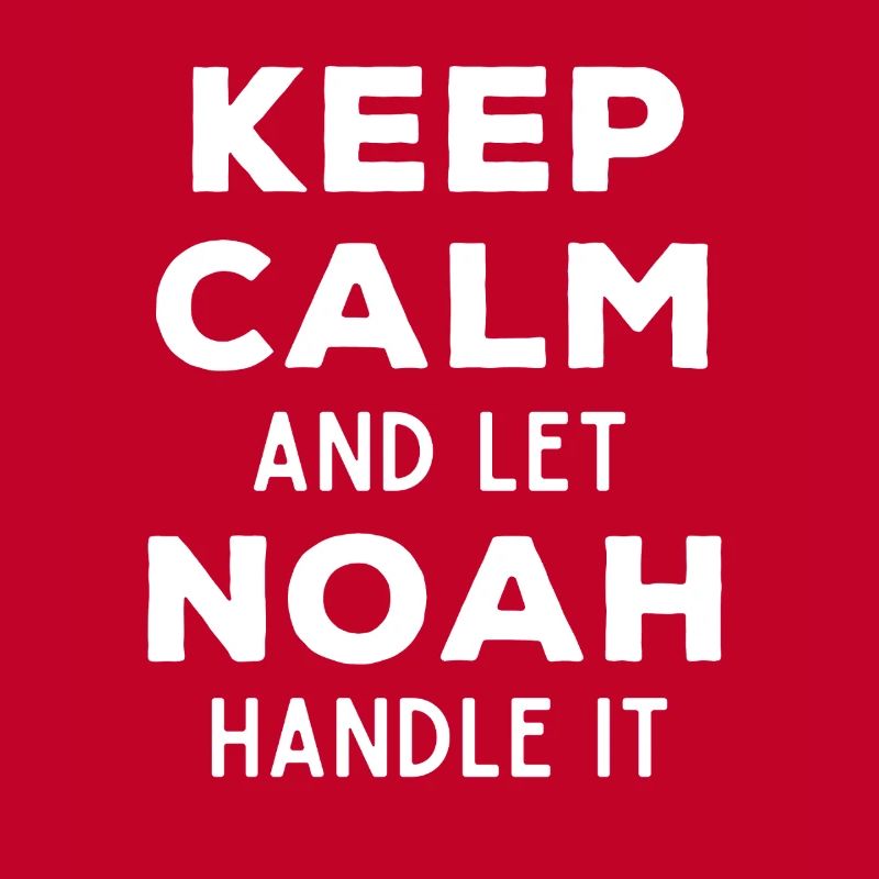 Keep Calm Lass Noah das regeln Lustiger Spruch
