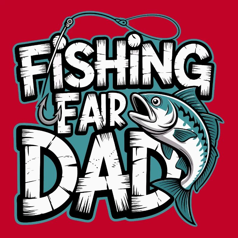 Fischfang Papa Comic Tee