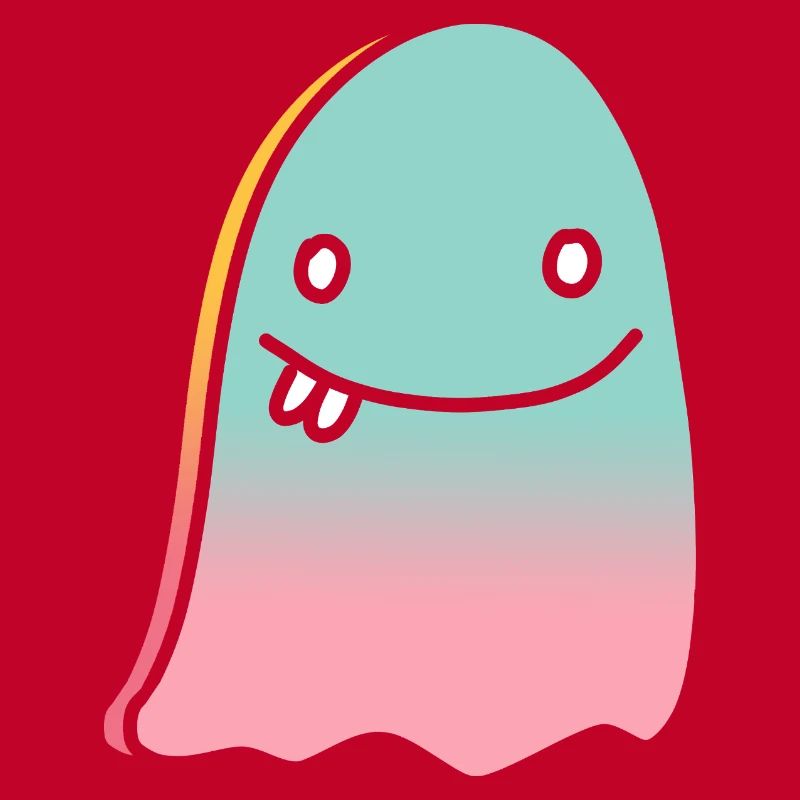 Ghost doodle gradient