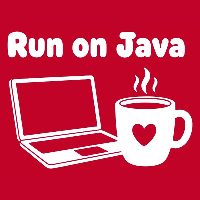 Java Run Cafe Laptop Heart