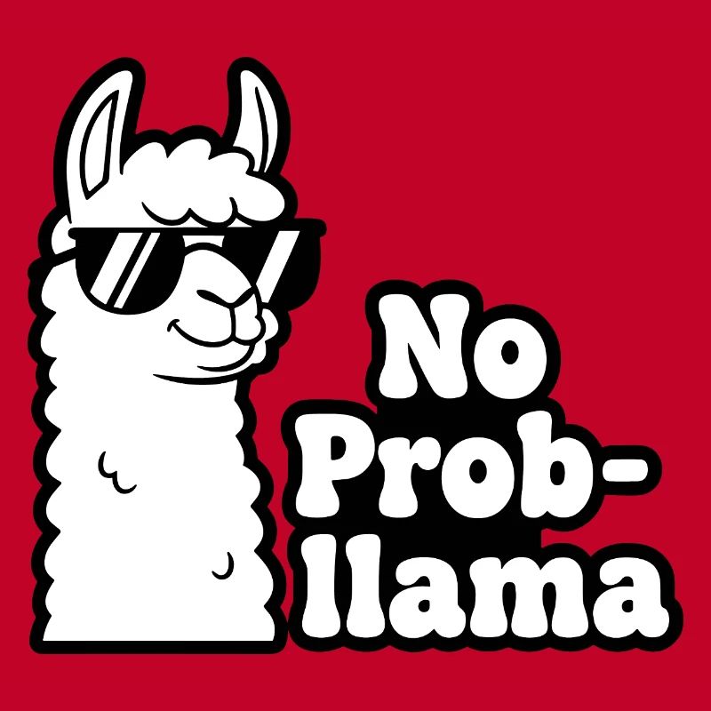 Impression contrastée No Prob Llama