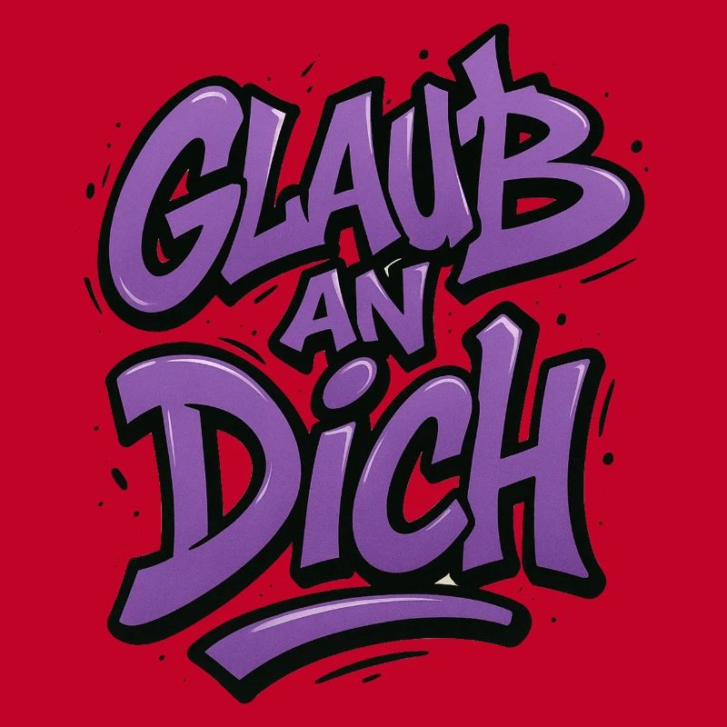 Glaub an Dich Graffiti