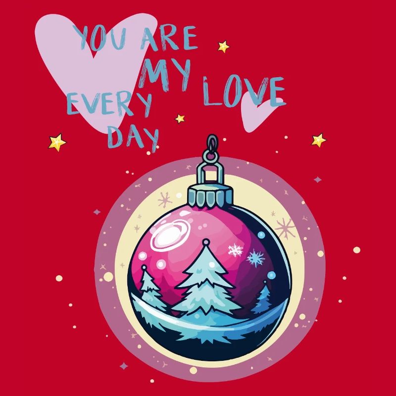 Weihnachtskugel Liebe 