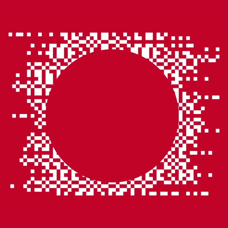 Pixel Circle Abstract Nebula