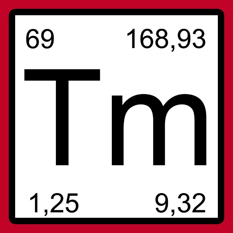 Conception des éléments de thulium