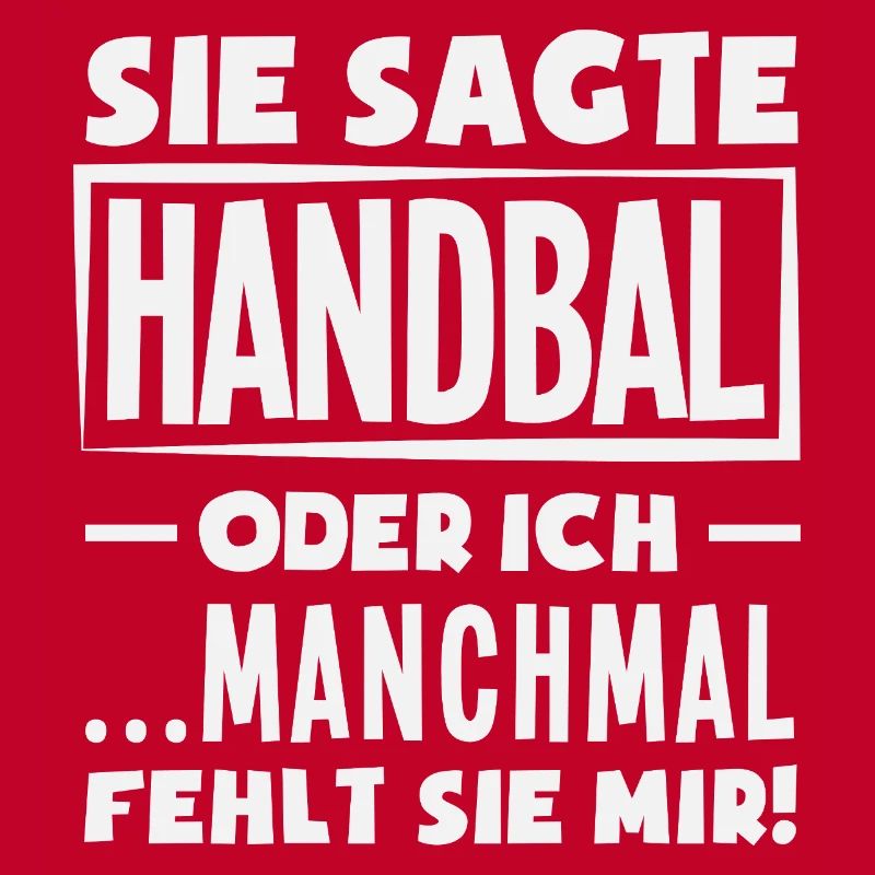 Handball oder ich – manchmal fehlt sie