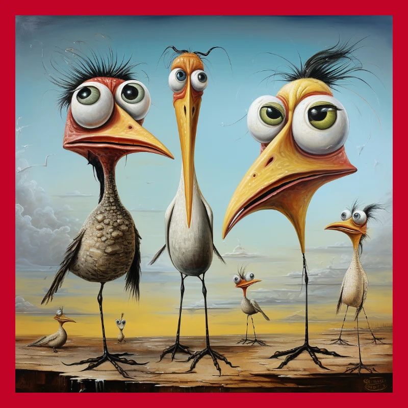 Volée d’oiseaux animée sur la plage