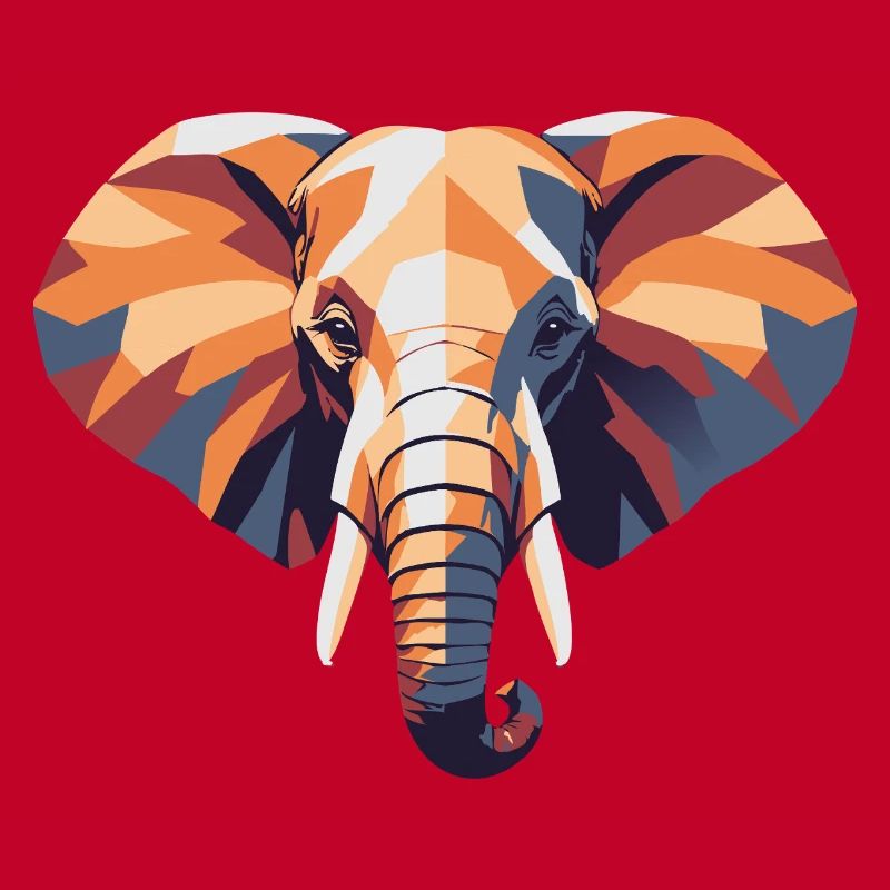 Elefant_farbe_poly