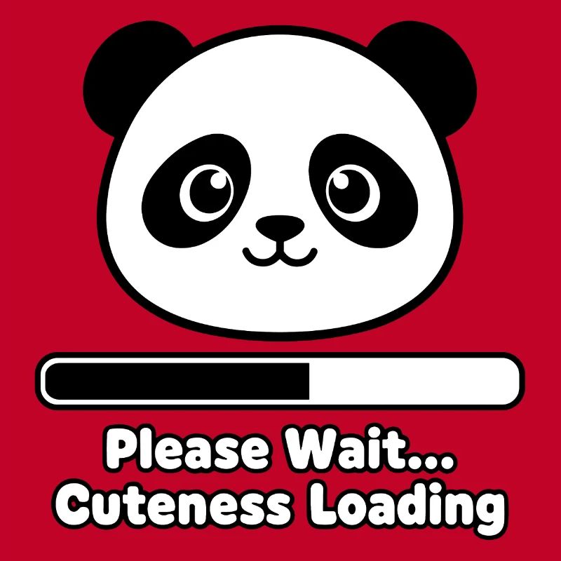 Panda Loading Screen Soft Toy