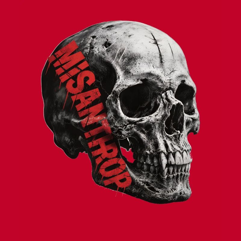 Misanthrop Schädel Gothic Skull düster Antiheld