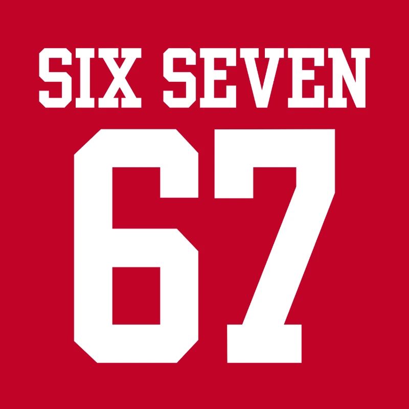Keep Calm Six Seven Meme Viraler Humor Bekleidung
